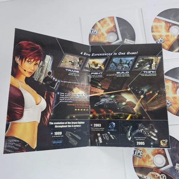 X2: The Threat X3 Reunion CD-ROM PC Lot 2003 2005 Missing 1 Disc